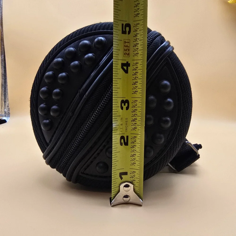 CaddyO Products Wine Bottle Carrier Bag Zipper‎ Black Nylon with Corkscrew NWOT